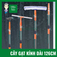 Bộ Cây Lau Kính Gạt Nước Gia Đình Tay Cầm Thu Gọn Dài Từ 79cm đến 126cm Đầy Đủ Phụ Kiện