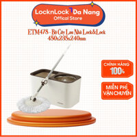 Bộ cây lau nhà 2 hộc Lock&Lock ETM478 Bộ Cây Lau Nhà Vắt Tự Động Mini ETM498MIT LocknLock Da Nang