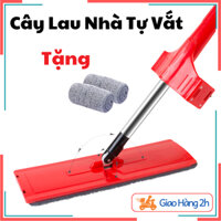 Bộ Cây Lau Nhà Chổi Lau Nhà Tự Vắt 360 Độ Chính Hãng Cao Cấp Tặng Kèm 2 Bông Lau Thông Minh Không Cần Thùng Khô Nhanh