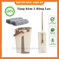 Bộ Cây Lau Nhà Chổi Lau Nhà Tự Vắt 360 Độ Chính Hãng Cao Cấp - Decor Nhà Xinh