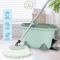 Bộ cây lau nhà có CHÂN ĐẠP 360 độ, thông minh, bền đẹp SPIN MOP (HOMEY-SM2) MAGIC