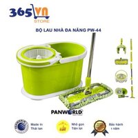 BỘ CÂY LAU NHÀ ĐA NĂNG XOAY 360 ĐỘ CHÍNH HÃNG THÁI LAN PW-44