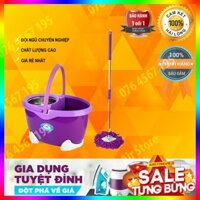 BỘ CÂY LAU NHÀ INOX XOAY 360 ĐỘ CAO CẤP