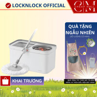 Bộ cây lau nhà LocknLock Chính hãng, xoay 360 màu xám ETM440GRY - CHEAPMALL BEAR