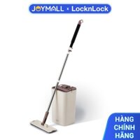 Bộ Cây Lau Nhà LocknLock Squeeze Flat Mop ETM471,Hàng Chính Hãng, Nhẹ, Dễ Vắt Nước, Làm Sạch-JoyMall