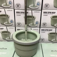 Bộ cây lau nhà Mini Spin Mop Lock&Lock ETM498 & 2 bông lau nhà