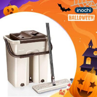 Bộ cây lau nhà thông minh kèm thùng vắt 2 ngăn sizes lớn Inochi - BHM200