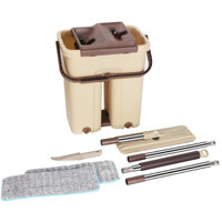 Bộ cây lau nhà thông minh kèm thùng vắt 2 ngăn sizes lớn BH-M200