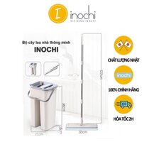 Bộ cây lau nhà thông minh xoay 360 kèm thùng vắt 2 ngăn trung bình BH-M900 chính hãng Inochi