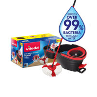 Bộ cây lau nhà Vileda Easy Wring & Clean Turbo (Kèm 3 giẻ lau)