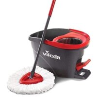 🇩🇪BỘ CÂY LAU NHÀ VILEDA TURBO EASY WRING & CLEAN Microfibre Mop - MADE IN CZECH