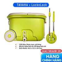 Bộ Cây Lau Nhà Xoay Tay 360 Độ Lock &amp; Lock MOP-L003