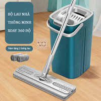 Bộ cây lau nhà,chổi lau nhà tự vắt 360 độ chính hãng cao cấp (tặng kèm bông lau)