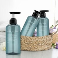 Bộ chai dưỡng da có thể đổ lại 500ML Hoàn hảo cho Gel tắm dầu gội hoặc chất tẩy rửa