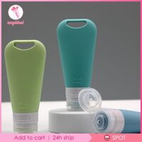 Bộ Chai Silicone 90ml Dùng Chiết Mỹ Phẩm Khi Đi Du Lịch