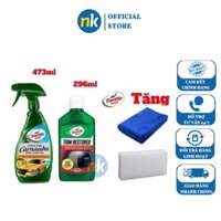 Bộ Chăm Sóc Bóng Sơn Và Phục hồi Nhựa Nhám Turtle Wax Tặng Khăn 3M cao cấp