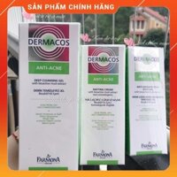 Bộ Chăm Sóc Da Farmona Dermacos Anti-Acne Dành Cho Da Dầu Mụn lỗ chân lông to hàng balan