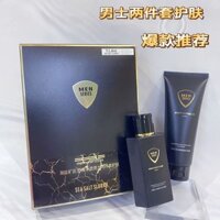 Bộ chăm sóc da hai món cho nam giới, nước hoa hồng dưỡng ẩm, sữa rửa mặt, nước hoa hồng làm mới, nhà sản xuất cho sinh viên nam