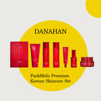 Bộ chăm sóc da nhân sâm đỏ Danahan Bonyeongo – Toner + Lotion + Essence + Cream + Eye Cream + Foam + Mask (7 chiếc) Hoàn hảo để tặng quà không có vấn đề Bộ chăm sóc hàng ngày nhẹ nhàng