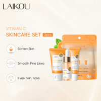 Bộ chăm sóc da vitamin C Laiko 3 món, chăm sóc mặt dưỡng ẩm