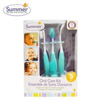 Bộ chăm sóc răng miệng 3 giai đoạn Summer Infant