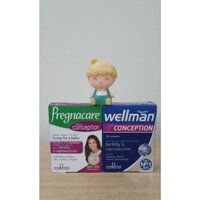 Bộ chăm sóc sức khỏe sinh sản, tăng khả năng thụ thai Pregnacare & Wellman Conception