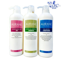 Bộ chăm sóc tóc dầu Aurane Olives Oil Control 750mlx3 [ New ]
