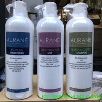 Bộ chăm sóc tóc dầu Aurane Olives Oil Control 750mlx3