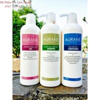 Bộ chăm sóc tóc dầu Aurane Olives Oil Control 750mlx3(new-2023)