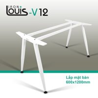 Bộ chân bàn sắt Louis V-12