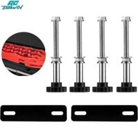 Bộ chân bảng gắn kéo với tấm đế kim loại chắc chắn, chân phục hồi chống mài mòn bảng gắn cho tất cả các rãnh phục hồi với khoảng cách lỗ 4.72 "-6.69"