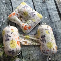 Bộ chặn bông kèm gối chống méo đầu