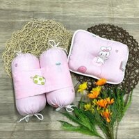 Bộ chặn cho bé sơ sinh kèm gối siêu êm mềm