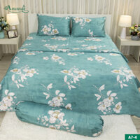 Bộ Chăn Drap Gối Lụa Tencel Tơ Tằm