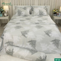 Bộ Chăn Drap Gối Lụa Tencel Tơ Tằm