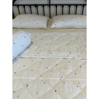 Bộ chăn drap gối Modal HQ hoạ tiết sao trăng