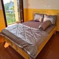 BỘ CHĂN DRAP PHI LỤA CAO CẤP 5 MÓN 1.6Mx2M/1.8Mx2M-PL11