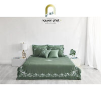 Bộ chăn ga áo gối ga phủ Everon mã EST21038 kích thước 1m6 và 1m8