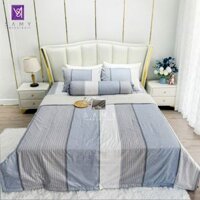 Bộ Chăn Ga Cotton Lụa Satin Easy Care CLE2424