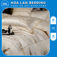 Bộ chăn ga cotton lụa  siêu mềm mượt giữa độ bóng của lụa và độ mềm của cotton tạo nên phong cách nhẹ nhàng tinh tế