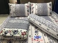 Bộ chăn ga cotton Thắng Lợi