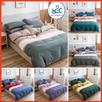 Bộ chăn ga Cotton Tici Beatyfull Su House bedding, vỏ chăn mền, drap nệm và 2 vỏ gối