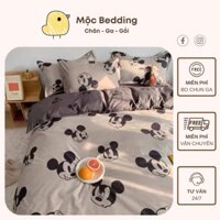 Bộ chăn ga gối 5 món - bộ chăn ga gối cotton poly mềm mại thoáng mát, thấm hút mồ hôi