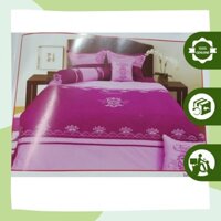 Bộ CHĂN GA GỐI CAO CẤP 7 MÓN CỦA CÔNG TY KOALA  CHẤT LIỆU SOLID A 216 COTON Cao Cấp Mềm Mịn Mát Lạnh Mùa Hè 1m8X