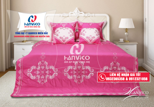 Bộ chăn ga gối Cao Cấp Hanvico Royal Award RA-35