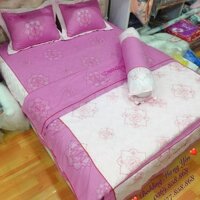 Bộ chăn ga gối cao cấp Koala Nhũ Nhung