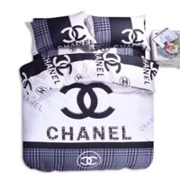 Bộ chăn ga gối Chanel Cotton Poly