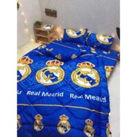 Bộ Chăn Ga Gối CLB Bóng Đá Read Madrid Chăn Chần Bông 2020 ( Ưu Đãi Quà Tặng )