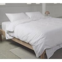 Bộ Chăn Ga Gối Cotton 100% Trắng Chuyên Cho Khách Sạn 5 Sao - Tiệm Nhà Mỡ