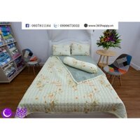 BỘ CHĂN GA GỐI COTTON THẮNG LỢI 5 MÓN